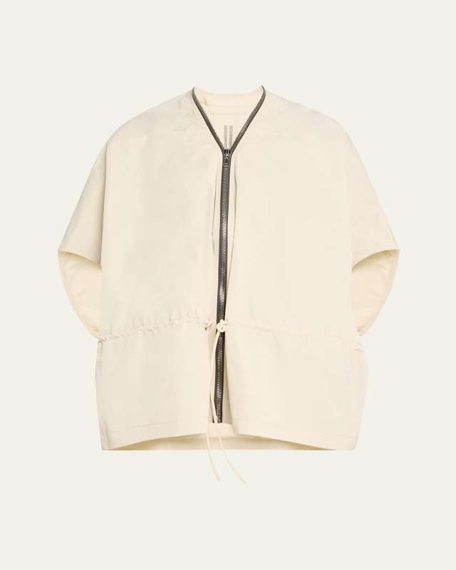Drawstring Waist Sail Jacket